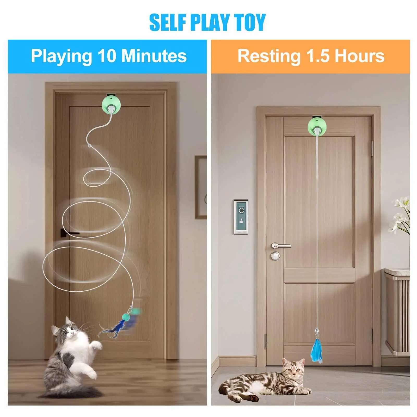 Interactive Cat Toy Gift Electric Kitten Toy for Playing Enrichment Birthday Interactive Cat Toy Gift Electric Kitten Toy for Playing Enrichment Birthday