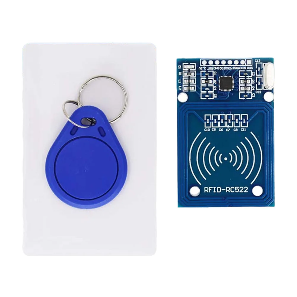 RFID Module RC522 Kits MFRC-522 IC Card Proximity Module with Tags SPI Write Read Easy To Use Compact Size 3