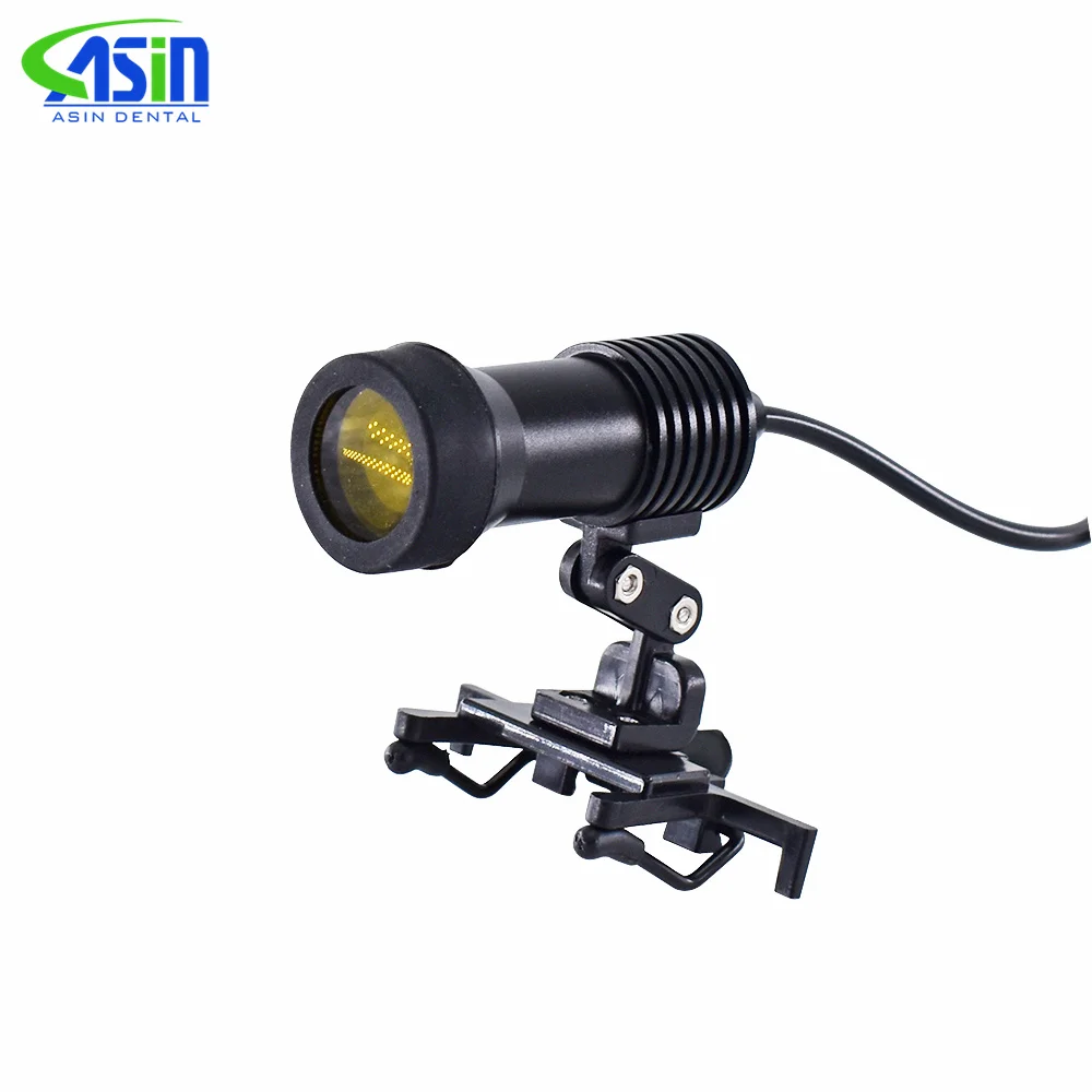5 ワットヘッドライトヘッドランプメガネクリップ付き歯科ルーペ歯科