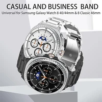 Bracelets en métal pour Samsung Galaxy watch 8/8 classique 40mm 44mm 46mm bracelet à maillons de poignet en acier inoxydable correa Galaxy watch 8 bandes 4