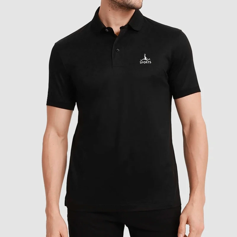 Polo Shirt Men's Polo Shirts Spring And Summer Fashion Comfortable Loose Breathable Business Daily Tops