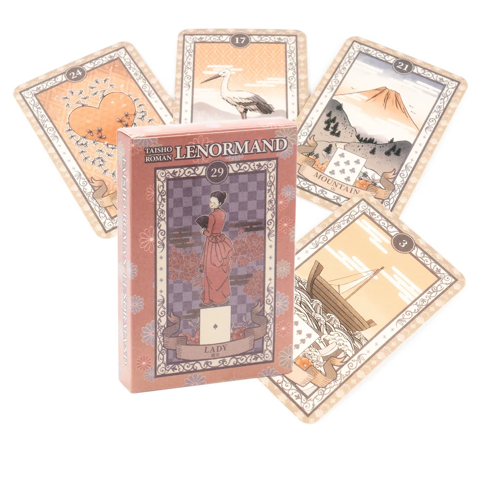 Divination Taisho Roman Lenormand Oracle Powwow New Tarot Oracle Deck For Kids Decks Lenormand