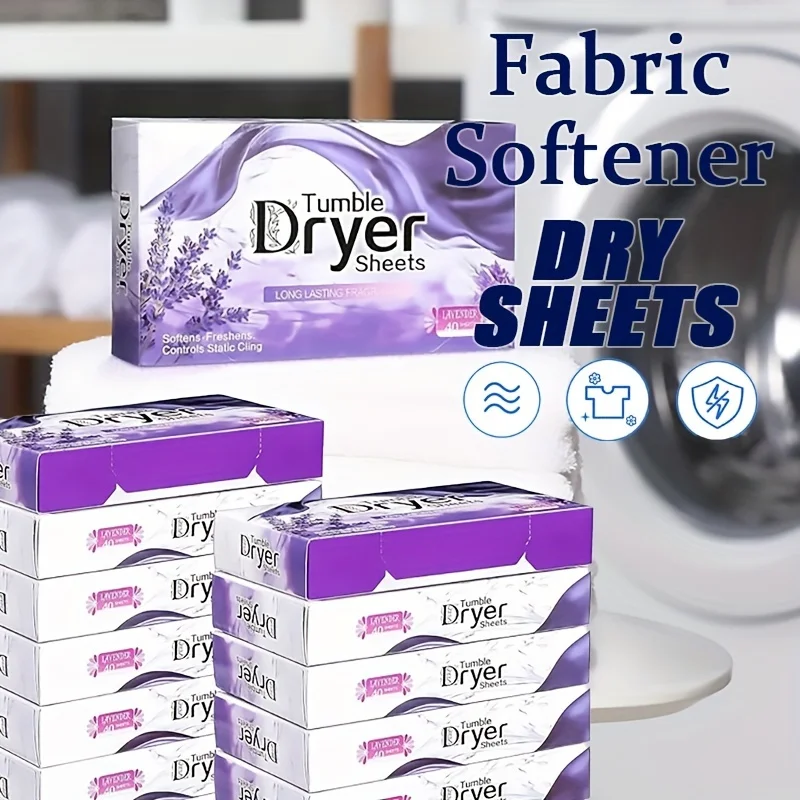 SoulLink Fabric Softener Dryer Sheets 360/200 Count Wrinkle Reduction Static Control Scent Enhancer Laundry Accessories