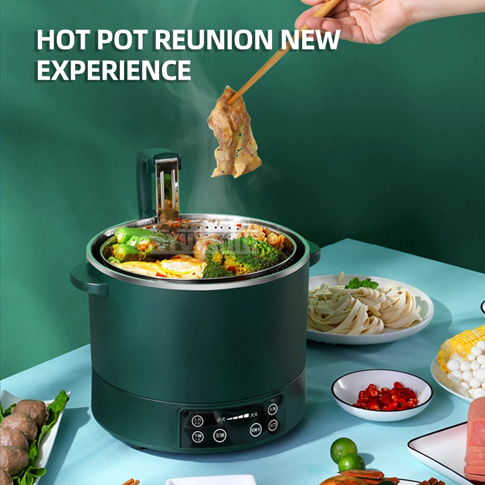 Lifting Electric Hot Pot Household Intelligent Low Sugar Rice Cooker Multi-Purpose Cooking Pot 3