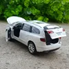 1:32 Buick Enclave SUV Alloy Car Model Diecast Metal Toy Vehicles Car Model Sound and Light High Simulation Collection Gift 4