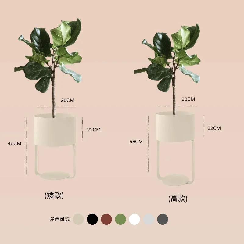 Minimalist Plant Shelves for Home, Flowerpot Stand, Turtle Backed, Bamboo Shelf Decoration, Wrought Iron, Indoor Gardening