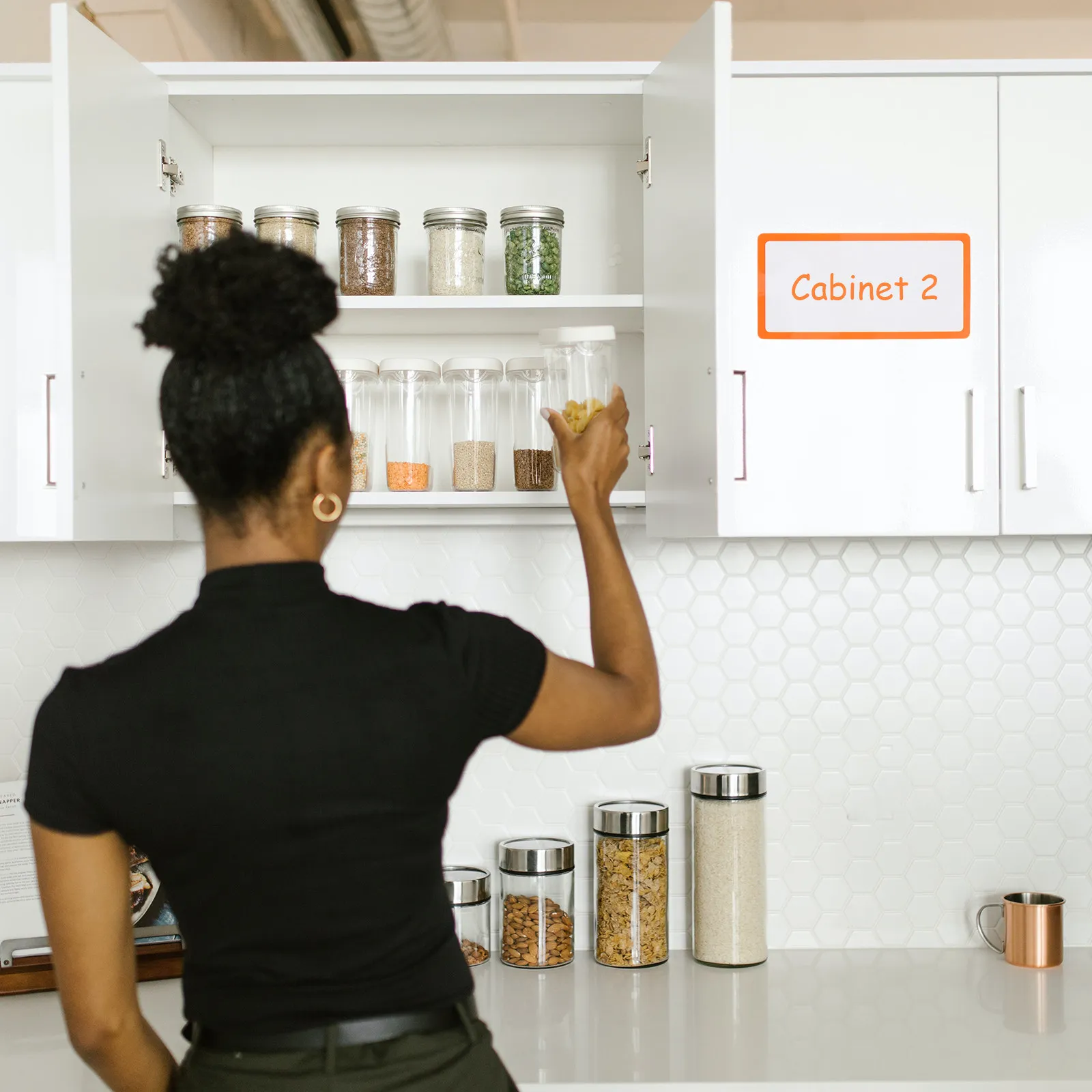 8Pcs 자기 냉장고 메모장 건식 지우기 재사용 가능한 다채로운 메모 패드(냉장고 주방 사무실용 애완 동물 필름 필기 표면 포함)