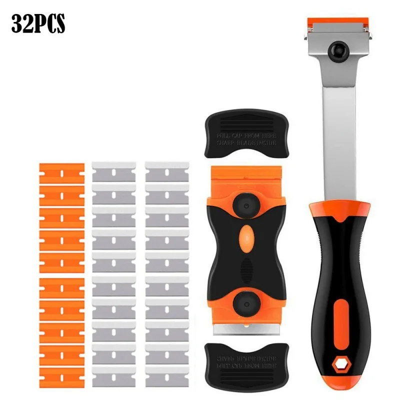 

Plastic /Metal Razor Blade Scrapers for the Window of the Car Vinyl Film Cleaning Adhesive Glass of Ceramic Powder Remover Tool