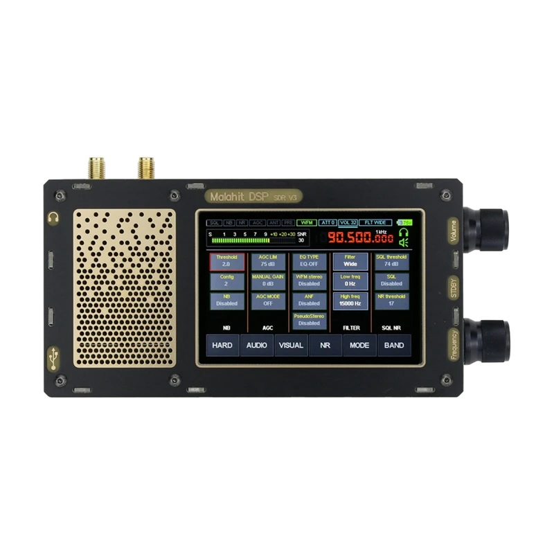 

Улучшенная версия прошивки HFES 1.10D, 50 кгц-2 ГГц, приемник SDR из Малахита, радиоприемник DSP SDR с поддержкой кода и двумя антеннами