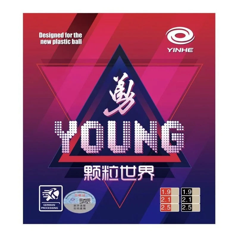 YINHE Young 탁구 러버 경화/비경화 OX 롱 핌플 ITTF 승인 탁구 러버 (스펀지 없음) 특수 내구성