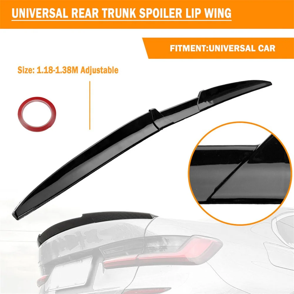 Car Universal Roof Spoiler Tail Spoiler Trunk Wing DIY Refit Spoiler poiler  wing racing trunk spoiler auto spoiler universale
