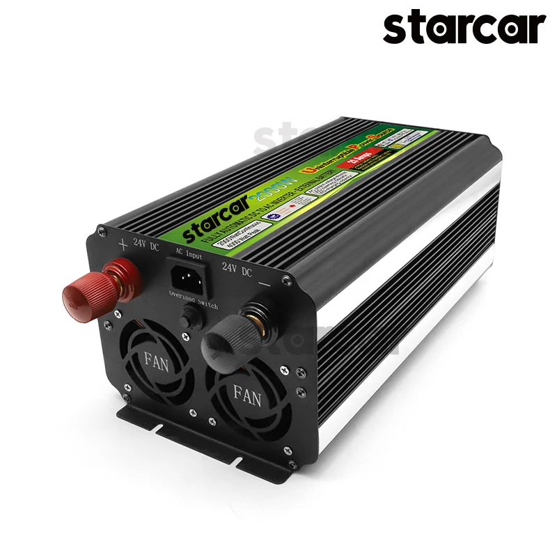 Spedizione Inverter Per Auto Ricarica 2000W 4000W Ups 12V 24V 220V Inverter Di Potenza 3Kva Con Caricabatterie 20A/10A