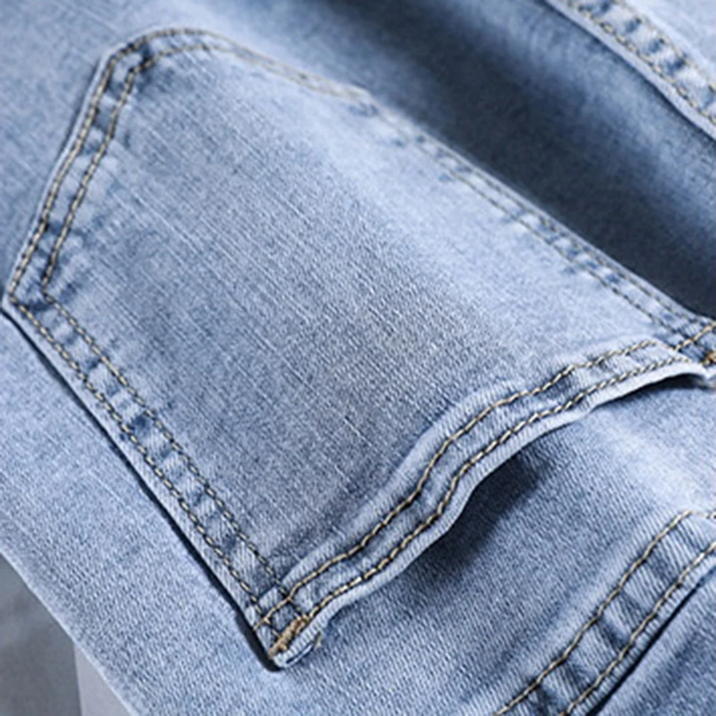 Casual High Waist Skinny Flare Jeans New Stretch Slim Korean Fashion Denim Pants Spring Fall Womens Elegant Chic Vaqueros