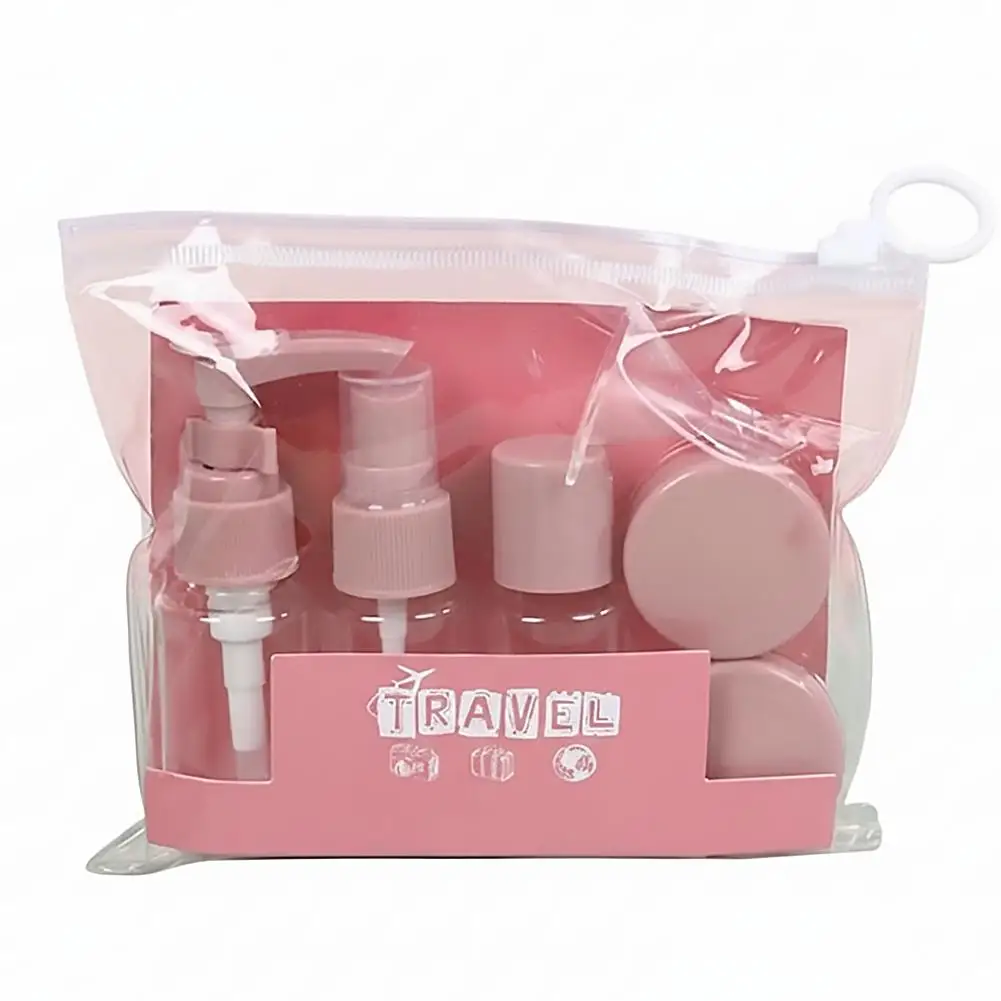 Leak-Proof Travel Toiletry Bottles Set for Shampoo, Lotion, and Cream