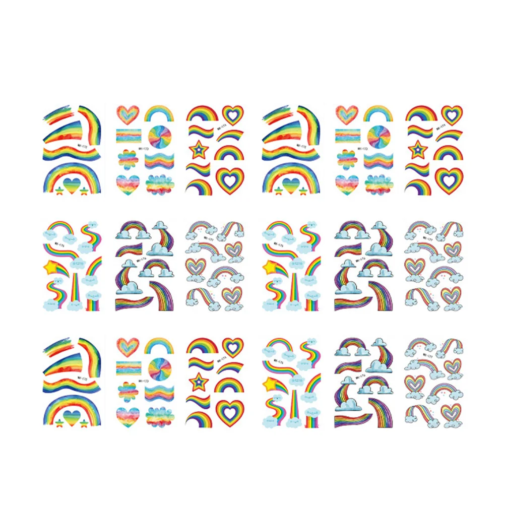 

Rainbow Stickers Rainbow Body for Men