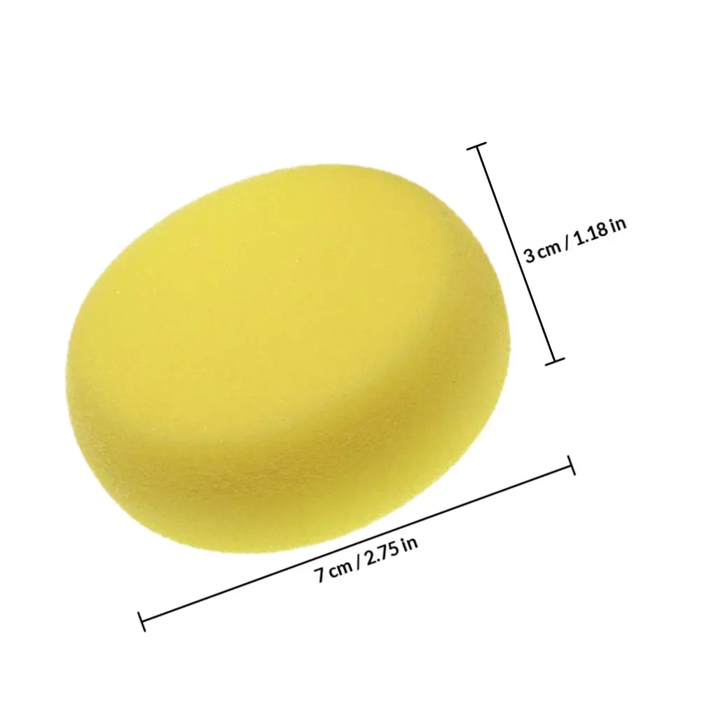 10Pcs 어린이 스폰지 페인팅 브러쉬 키트 라운드 스폰지 페인트 브러쉬 어린이를위한 쉬운 그립 공예 수채화 도자기 점토