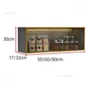 American Style Home Furniture Wall-mounted Kitchen Cabinets Creative Living Room Cupboard Coffee Shop Dormitory Storage Rack H 6
