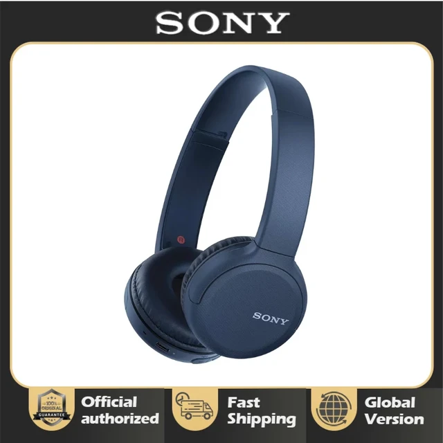 Sony WH-CH510 Wireless On-Ear Headphones USB Type C Bluetooth NFC Voice  assistant - AliExpress