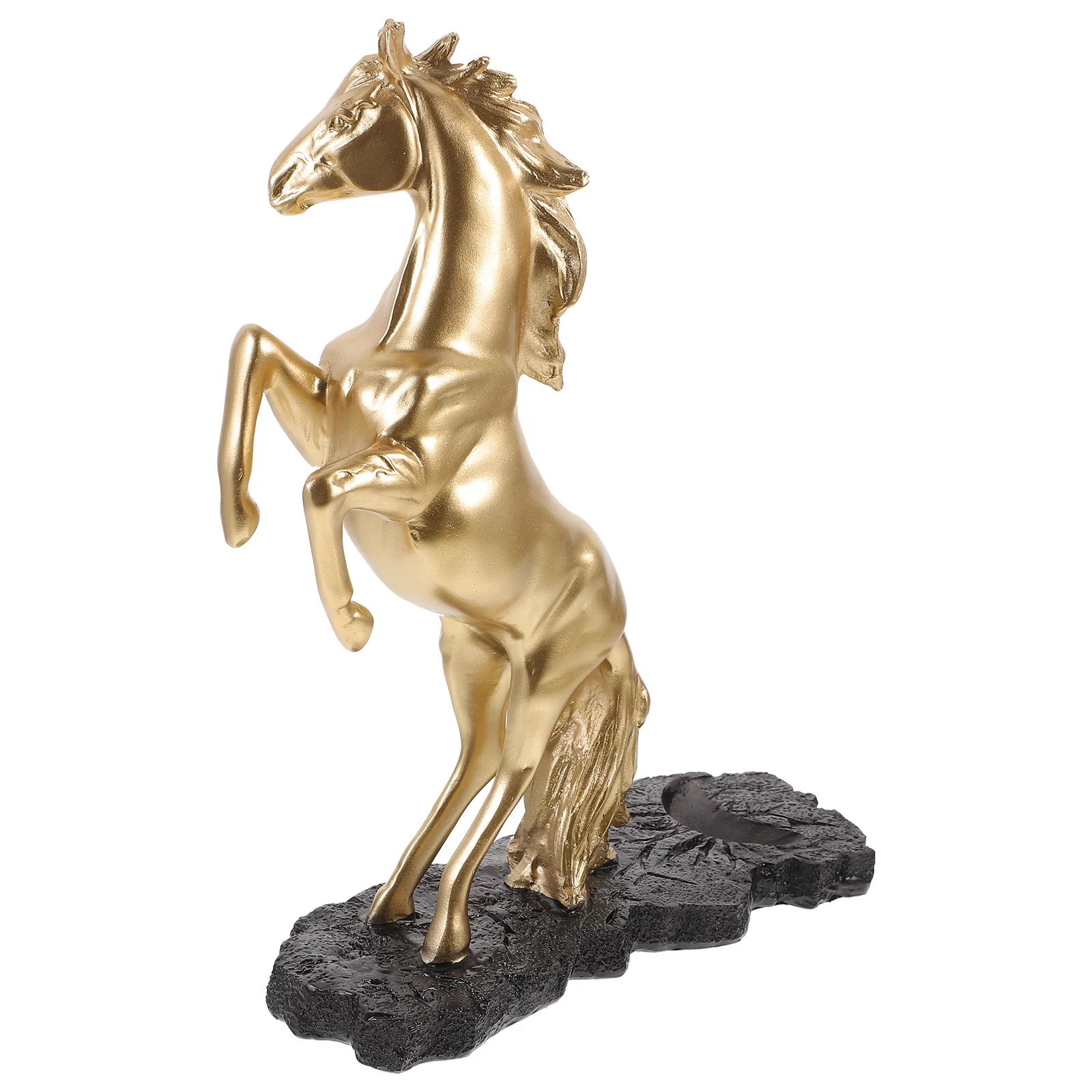 

Cabinet Home Decoration Standing Horse Figurine Table Statue Simulation Model Adorn Animal Ornament