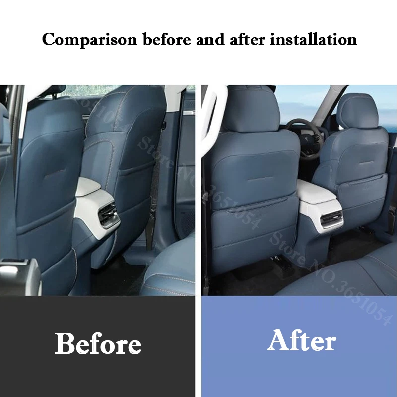 창안 딥알 G318 2024 2025 2026 차량 시트 백 안티킥 패드 암레스트 박스 뒷좌석 방오 매트 쿠션 보호대 스타일링
