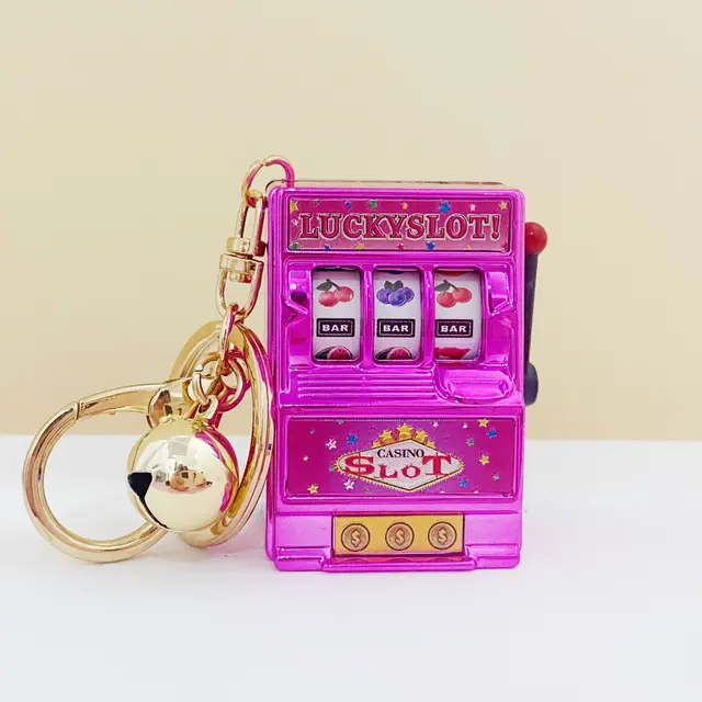 Mini Gambling Slot Machine Key Chains Pocket Fruit Lucky Jackpot Gadget  Antistress Toys Funny Games Keychain - AliExpress