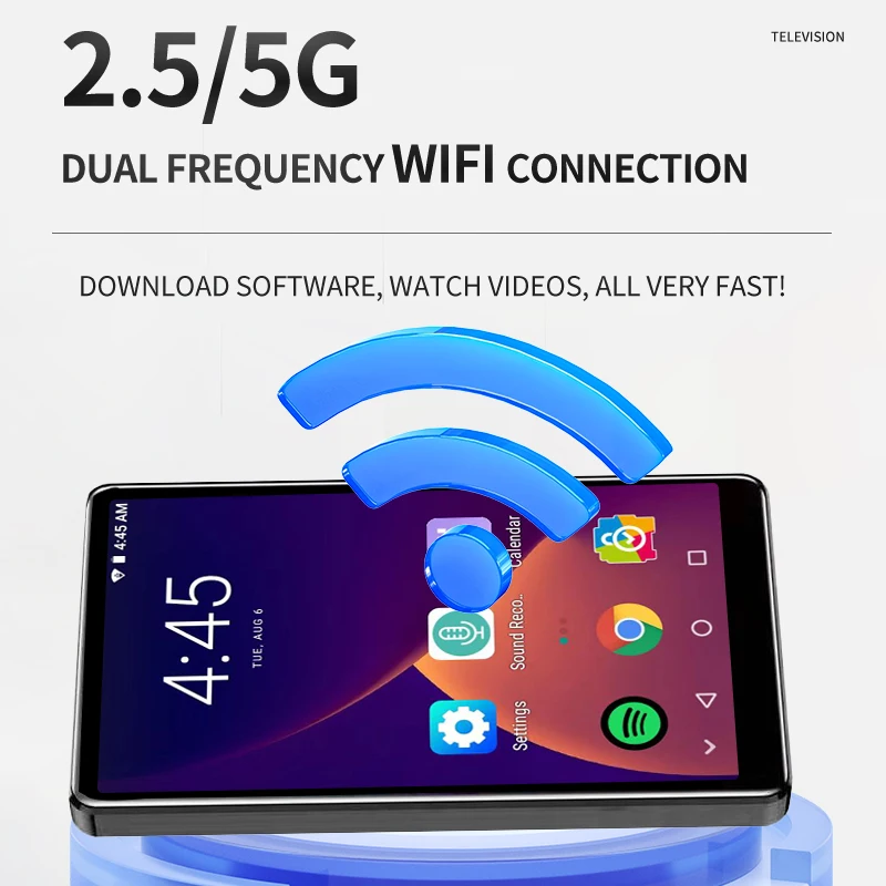 MP4 WiFi Internet Access MP5 Full Screen MP3 Player Compact Electronic Book Reader
