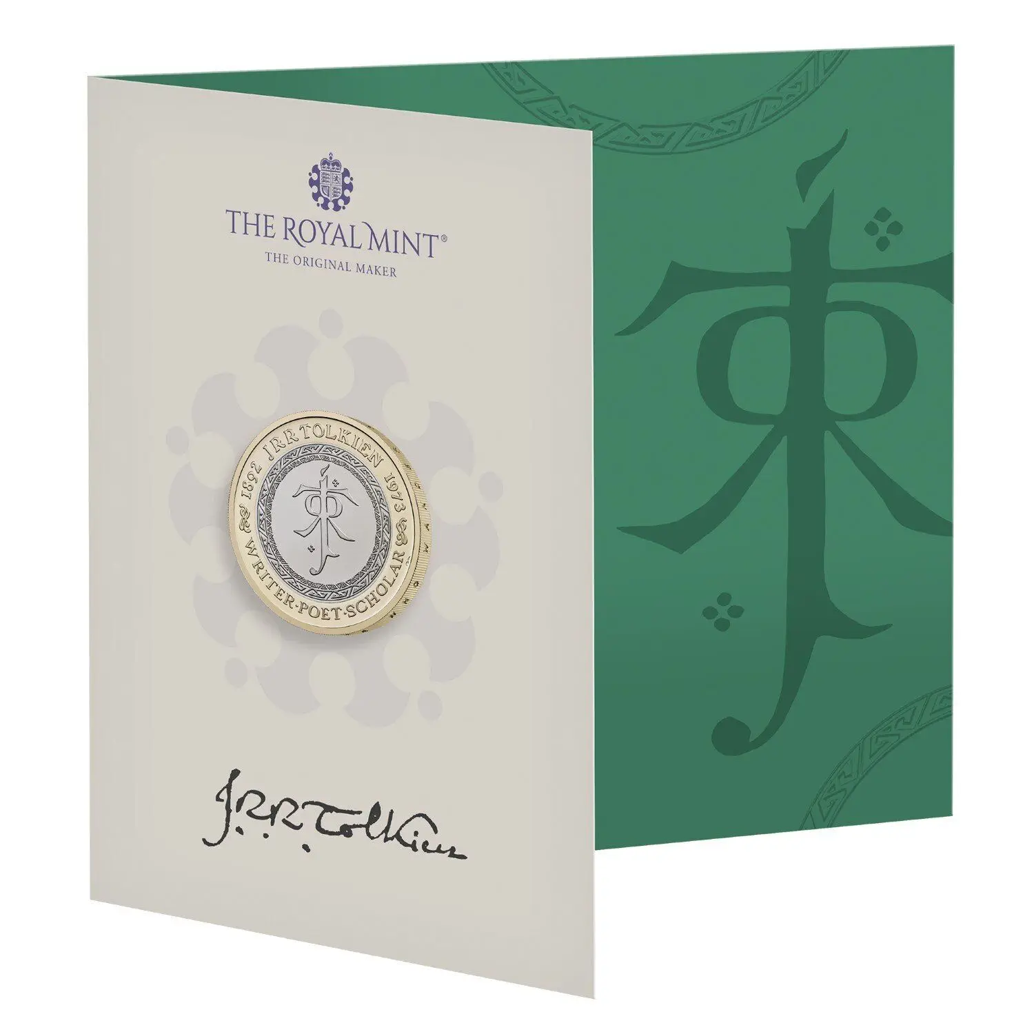 

Британская памятная монета литератор JRR Tolkien 50-я годовщина в 2023 2 фунта