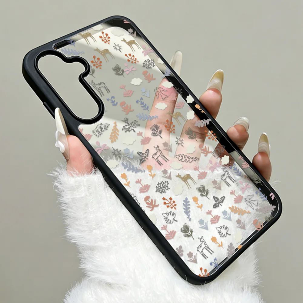 Silicone Floral Design Phone Case Cover