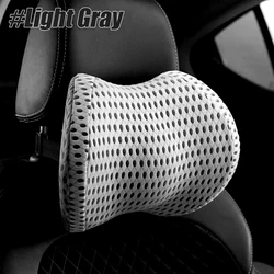 Deluxe Travel Neck Pillow with High - Grade Memory Foam for Ultimate Driving Comfort (Light - Gray)