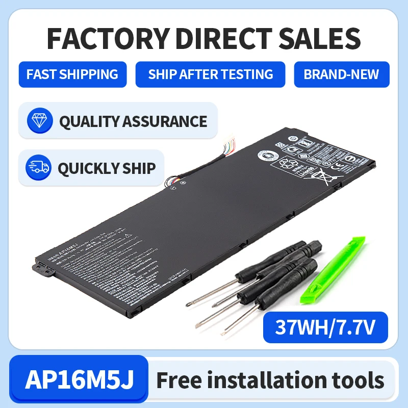 Somi-Ap16M5J Bateria Do Portamentil, Acer Aspire 1, Aspire 3, A315-21, A315-51, Es1, A114, A315, Muslimate, 7.7V, 4810Mah, 37Wh
