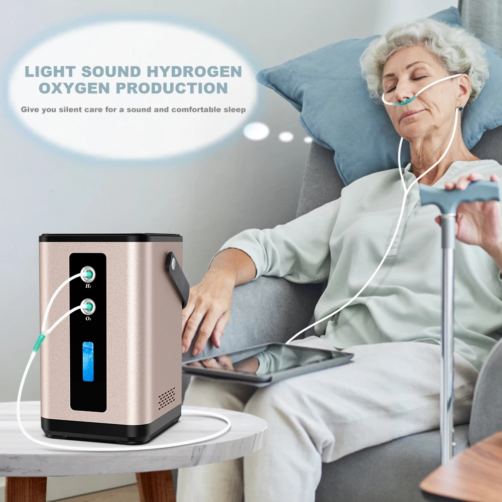 Suyzeko 300ML 450ML Hydrogen Inhalation Machine Molecular Oxygen&Hydrogen Generator H2 Inhaler Water Ionizer SPE PEM Gifts