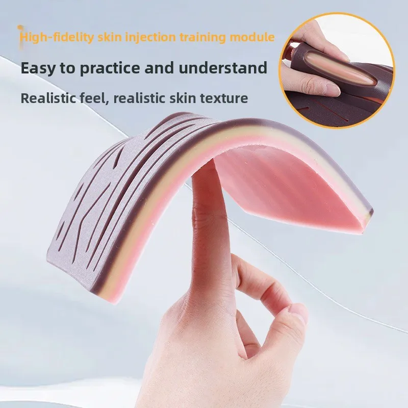 Reusable Silicone Skin Pad Suture Training Kit Surgical Wound Practice Traumatic Simulation  Traumatic Suture Practice Skin Use