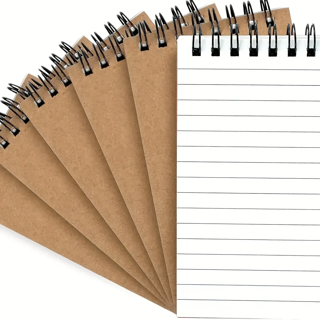 Spiral-Bound Mini Notebooks with Lined Pages – Ideal for Home, Office, or School Use