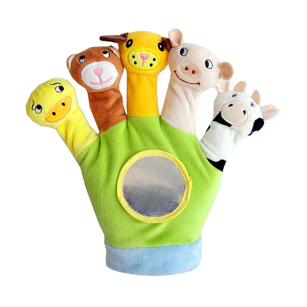 

Story Telling Toys Hand Puppet Child Baby Favor Dolls Kids Glove Animal Figurine Cartoon Plush Gloves