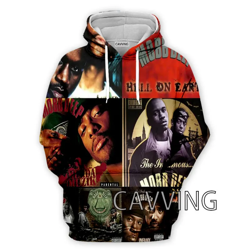 Mobb Deep  3D Printed  Hoodies Hooded Sweatshirts Harajuku Hoodie Sweatshirts HIP HOP Tops Clothing for  Women/men 2