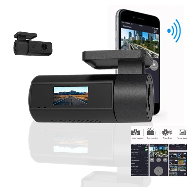 360 Dash Cam HK30 Camera Veicular para Câmera Carro DVR Veículo 1080P APP  Camera Espiã Wifi G-Sensor 24H Estacionamento Monitor FOV130 ° Gravador