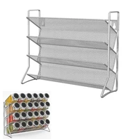 4 Tier Spice Rack Storage Rack Countertop Stand Seasoning Organizer Countertop Spice Storage Holder for Pantry Cabinet Shower 2