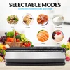 Home Vacuum Packaging Machine Dry & Wet Food Packaging Sealer Snack Fruit Meat Degasser Kitchen Vacuum Sealer with Storage Bags 4