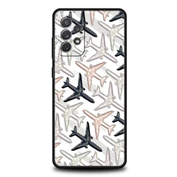 Airplane Pattern Phone Case with Enhanced Protection - Samsung A52 (A5)