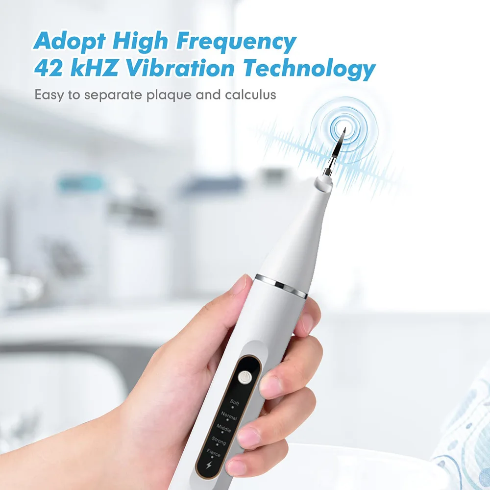 Ultrasonic Electric Tooth Cleaner Dental Scaler 5 Modes Calculus Remover Teeth Whitening Tartar Plaque Stain Cleaning Tool 4