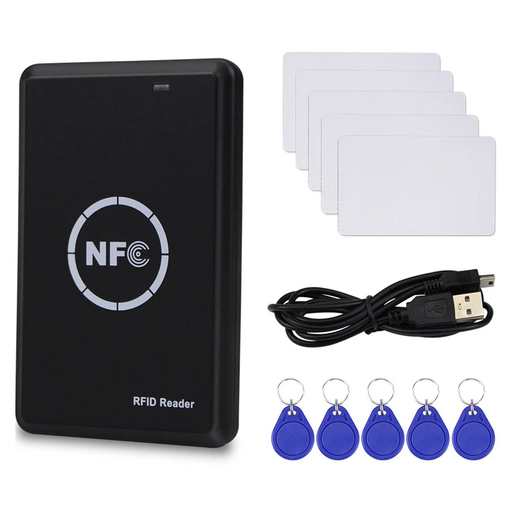 RFID NFC Copier Duplicator 125KHz Key Fob Smart Card Reader Writer 13