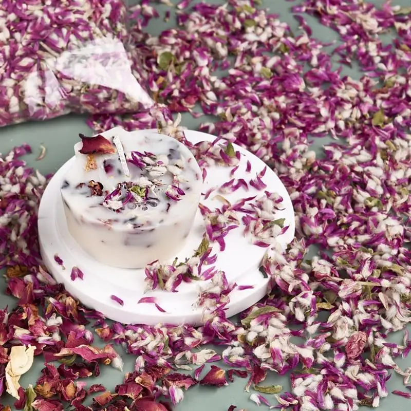 Description Picture 4 of item10g Natural Dried Flower Petals For Wedding Confetti Floral Bridal Shower Birthday Party Decor DIY Scented Candle Resin Material