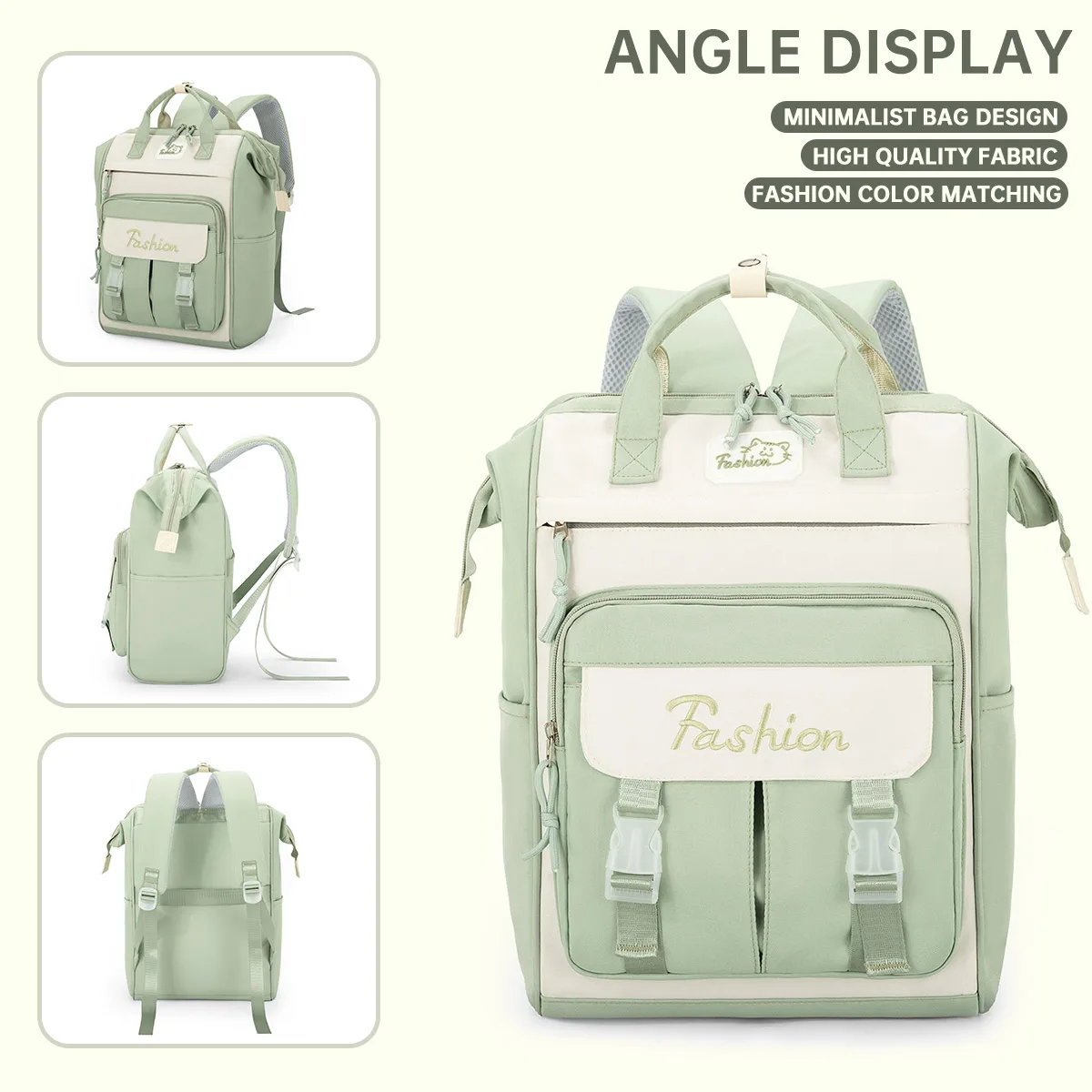 Schoolbags for Girls, College Students, High School Students, Burgundy Backpacks, Junior High School Students, Primary School St