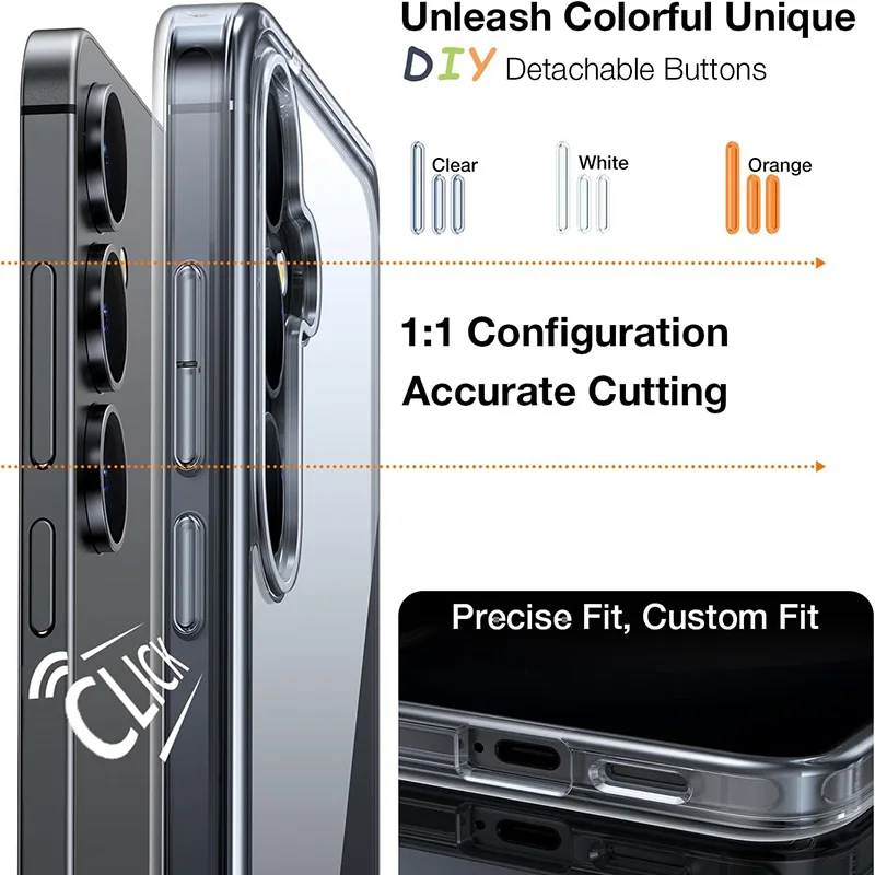 Flexible Durable Phone Case – Clear TPU 360° Soft Transparent Shockproof Shield