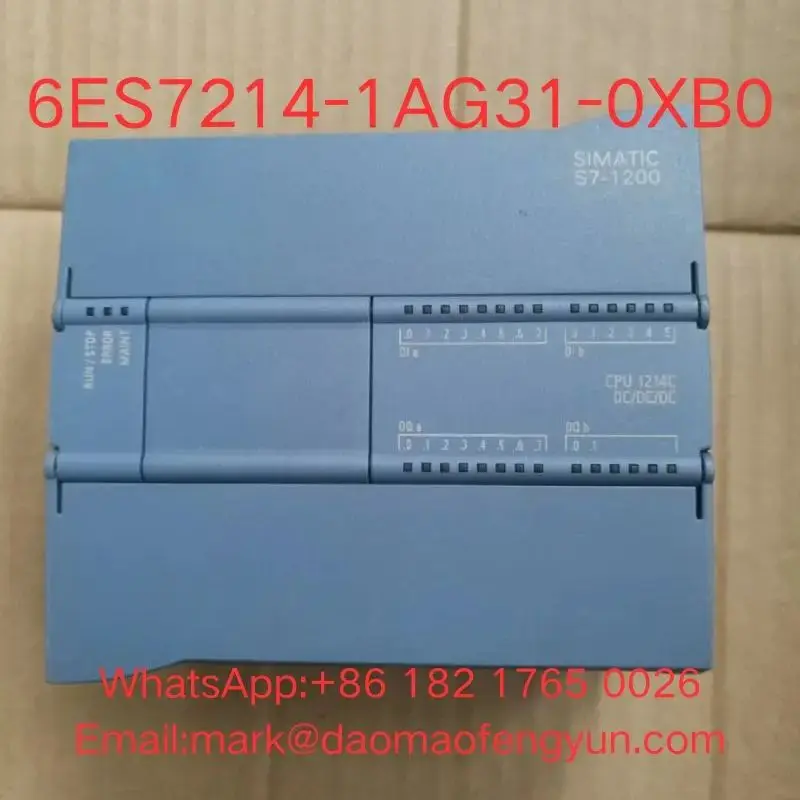 

6ES7214-1AG31-0XB0 Used Tested OK In Good Condition SIMATIC S7-1200, CPU 1214C, compact CPU