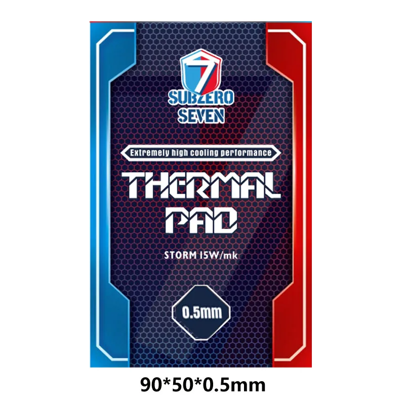Excellent 15w/mk SUBZERO SEVEN 7 thermal Pad For CPU GPU RAM