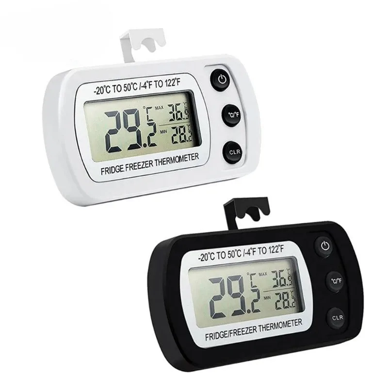 

Mini Digital Thermometer Hygrometer LCD Multi-Purpose Bedroom Cold Storage Refrigerator Thermo-Hygrometer Household With Hook