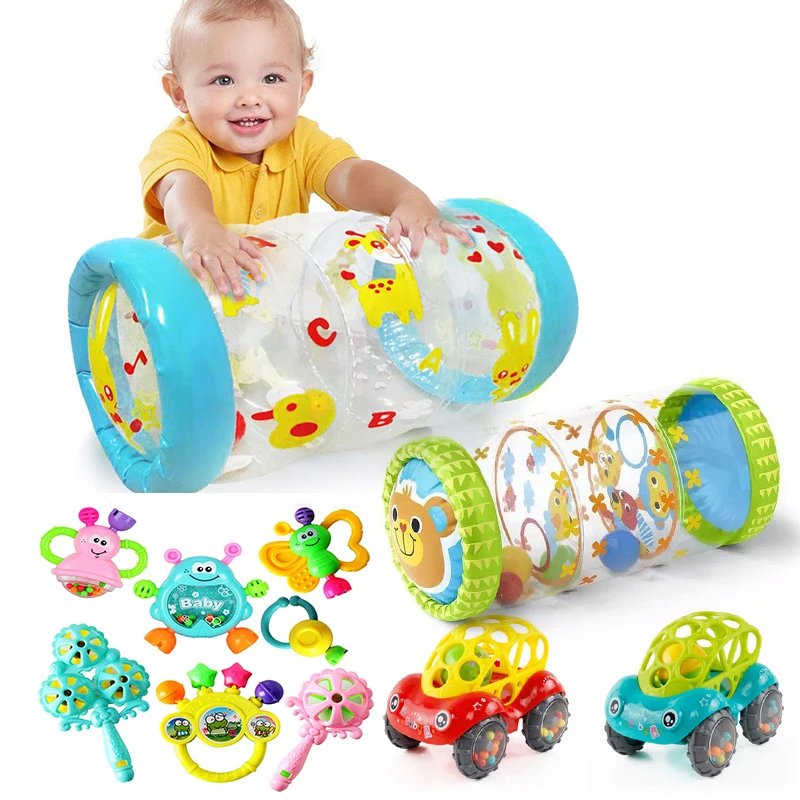 

Inflatable Crawling Roller Baby Toys Development Infant Shaker Rattles Mobiles Toys Games Newborn Car Toys Baby Toys 0 12 Months