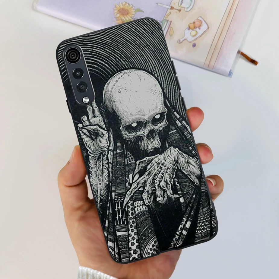 Stylish Painted Silicone Soft Phone Case - 6.8'' Bumper Cover, Compatible with LG Velvet 5G
