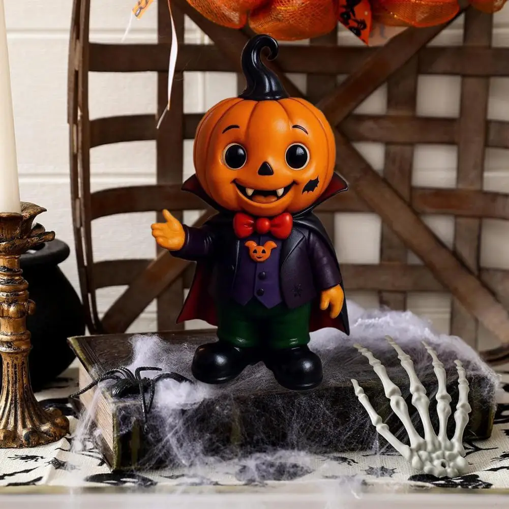 Lumora Pumpkin Kid Figurine spooky cute Halloween decor